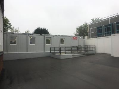 The Modex modular is perfect as a semi-permanent building extension.